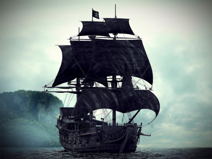 корабль пиратский обои фото №4