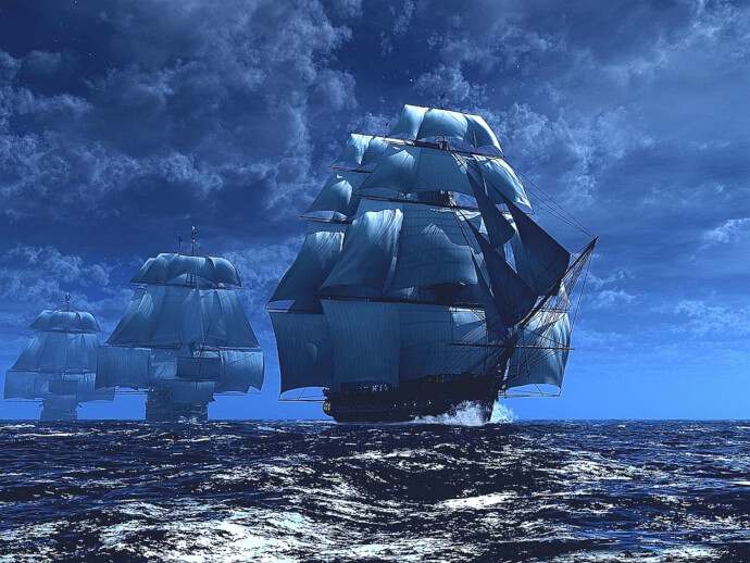 корабль пиратский обои фото №6