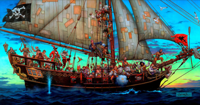 корабль пиратский обои фото №9